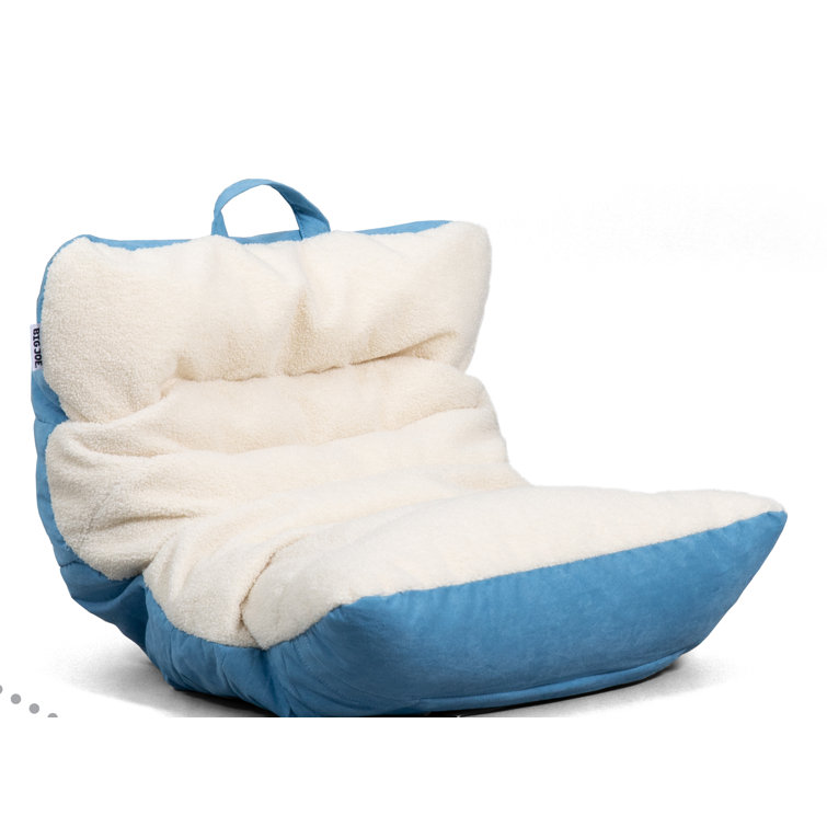 Comfort Research Big Joe Roma Kid's Oat Sherpa Bean Bag Chair & Reviews